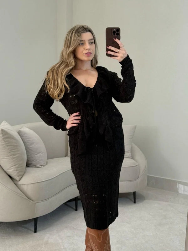 Conjunto Tricot Danúbia
