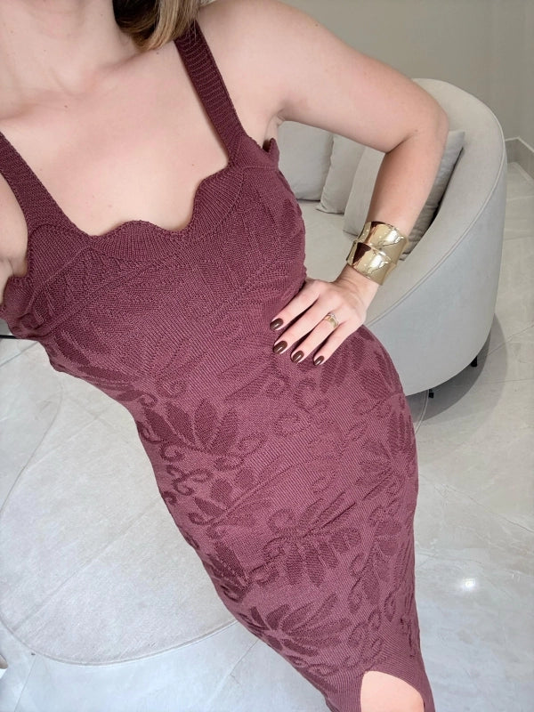 Vestido Tricot Midi Nágila