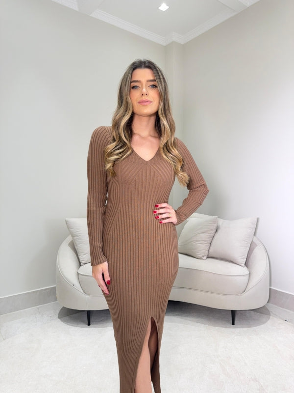 Vestido Tricot Midi Poliana