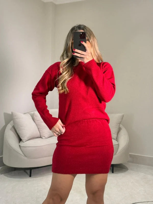 Conjunto Tricot Paloma Mousse