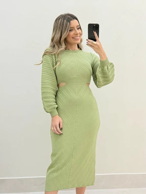 Vestido Tricot Midi Micaela