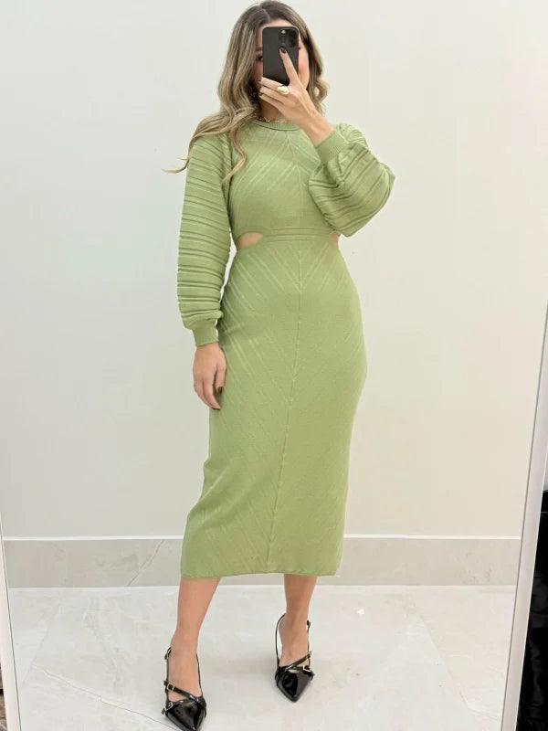 Vestido Tricot Midi Micaela