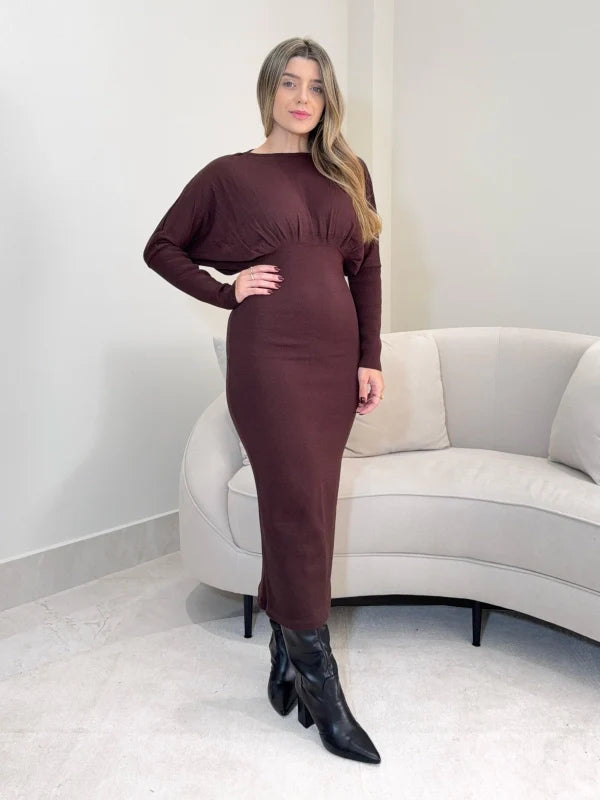 Vestido Tricot Longo Margot