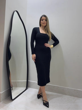 Vestido Tricot Midi Afrodite