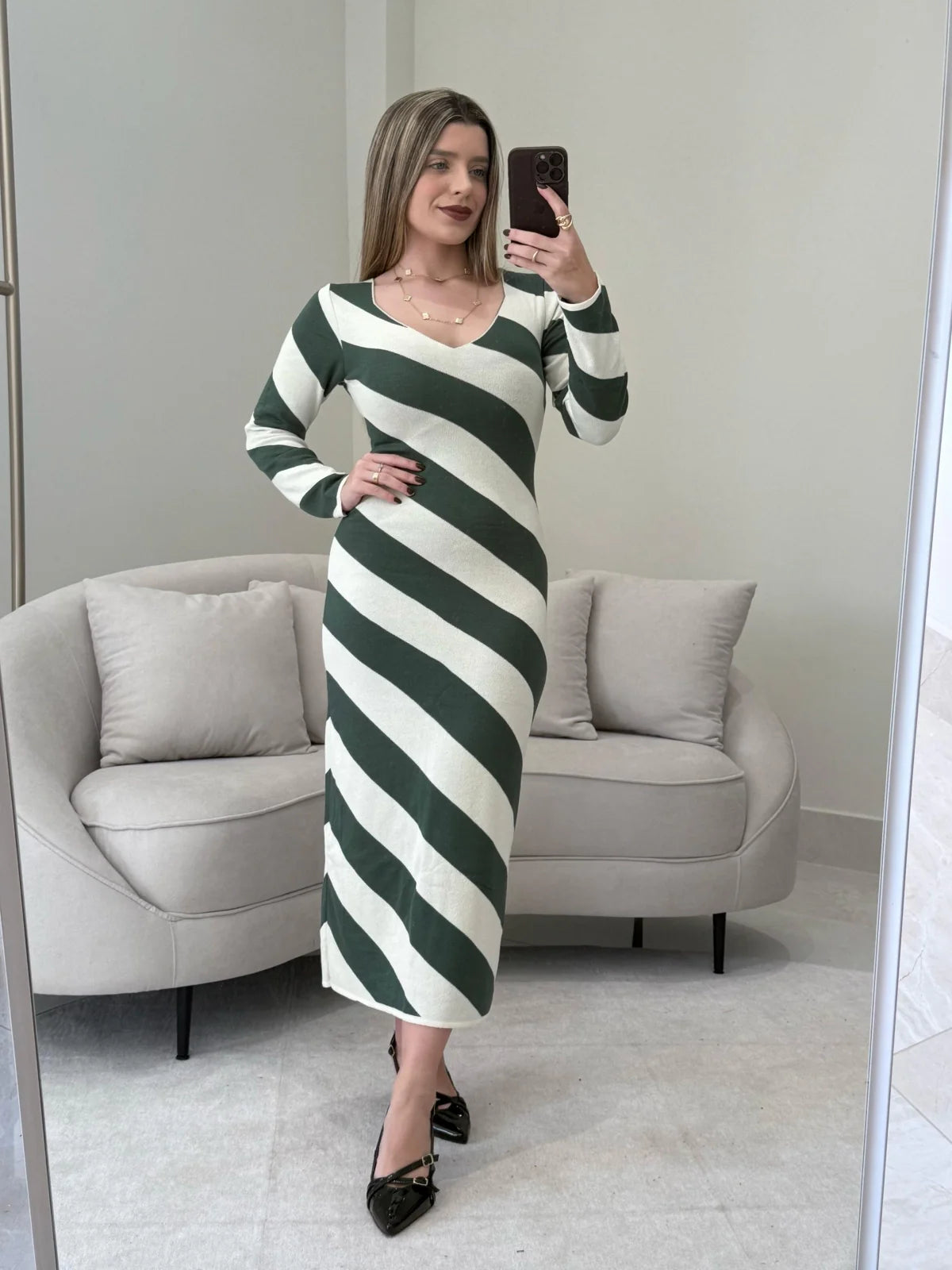 Vestido Tricot Midi Nicole