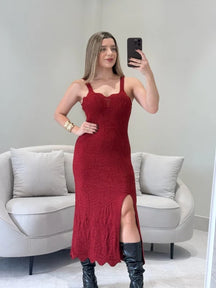 Vestido Tricot Midi Nágila