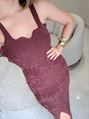 Vestido Tricot Midi Nágila