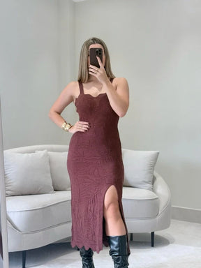 Vestido Tricot Midi Nágila