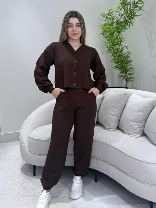 Conjunto Tricot Casaco Elizabeth
