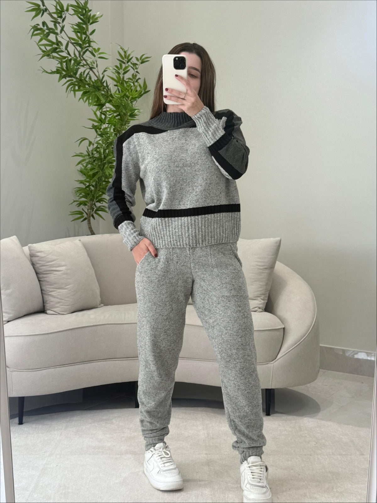 Conjunto Tricot Rebeca Mousse