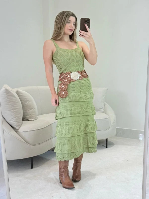 Conjunto Tricot Lívia Rendado