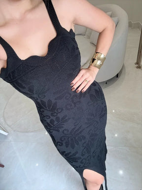 Vestido Tricot Midi Nágila