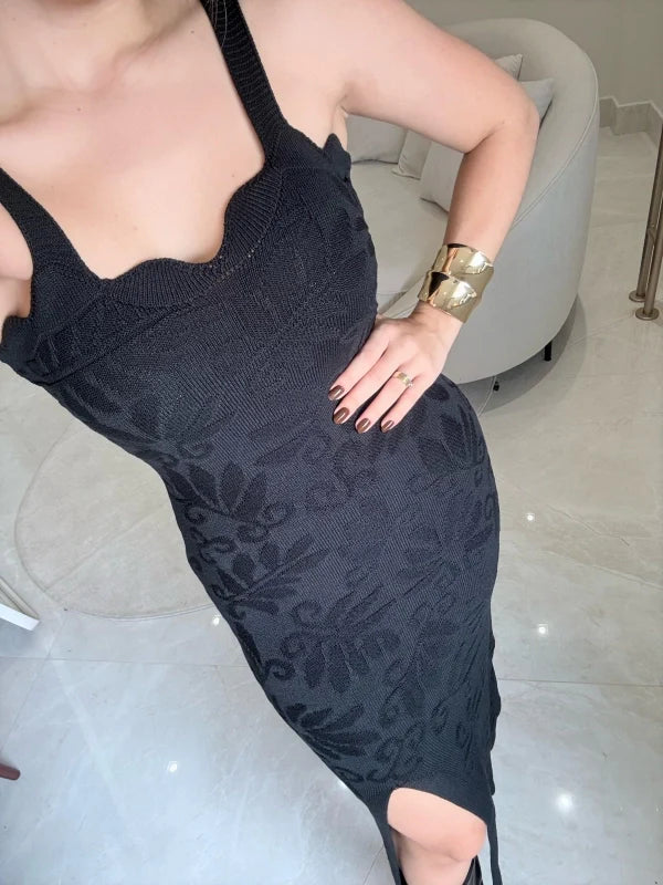 Vestido Tricot Midi Nágila