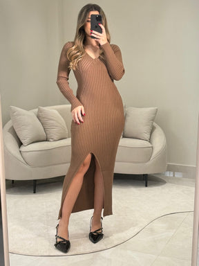 Vestido Tricot Midi Poliana
