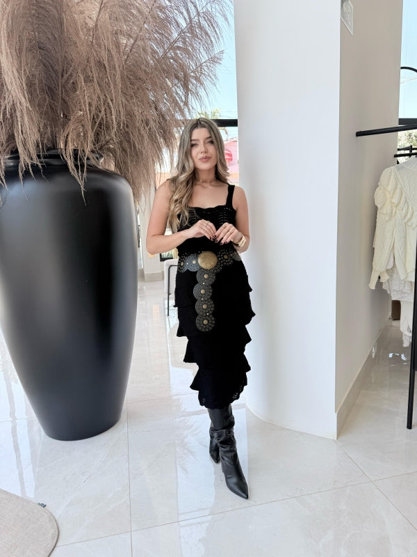 Conjunto Tricot Lívia Rendado