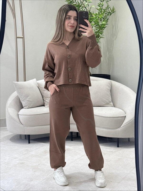 Conjunto Tricot Casaco Elizabeth