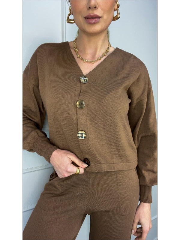Conjunto Tricot Casaco Elizabeth