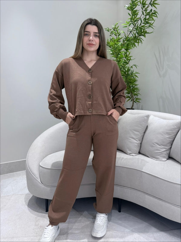 Conjunto Tricot Casaco Elizabeth