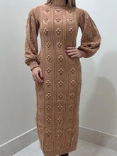 Vestido Tricot Midi Paris Relevo